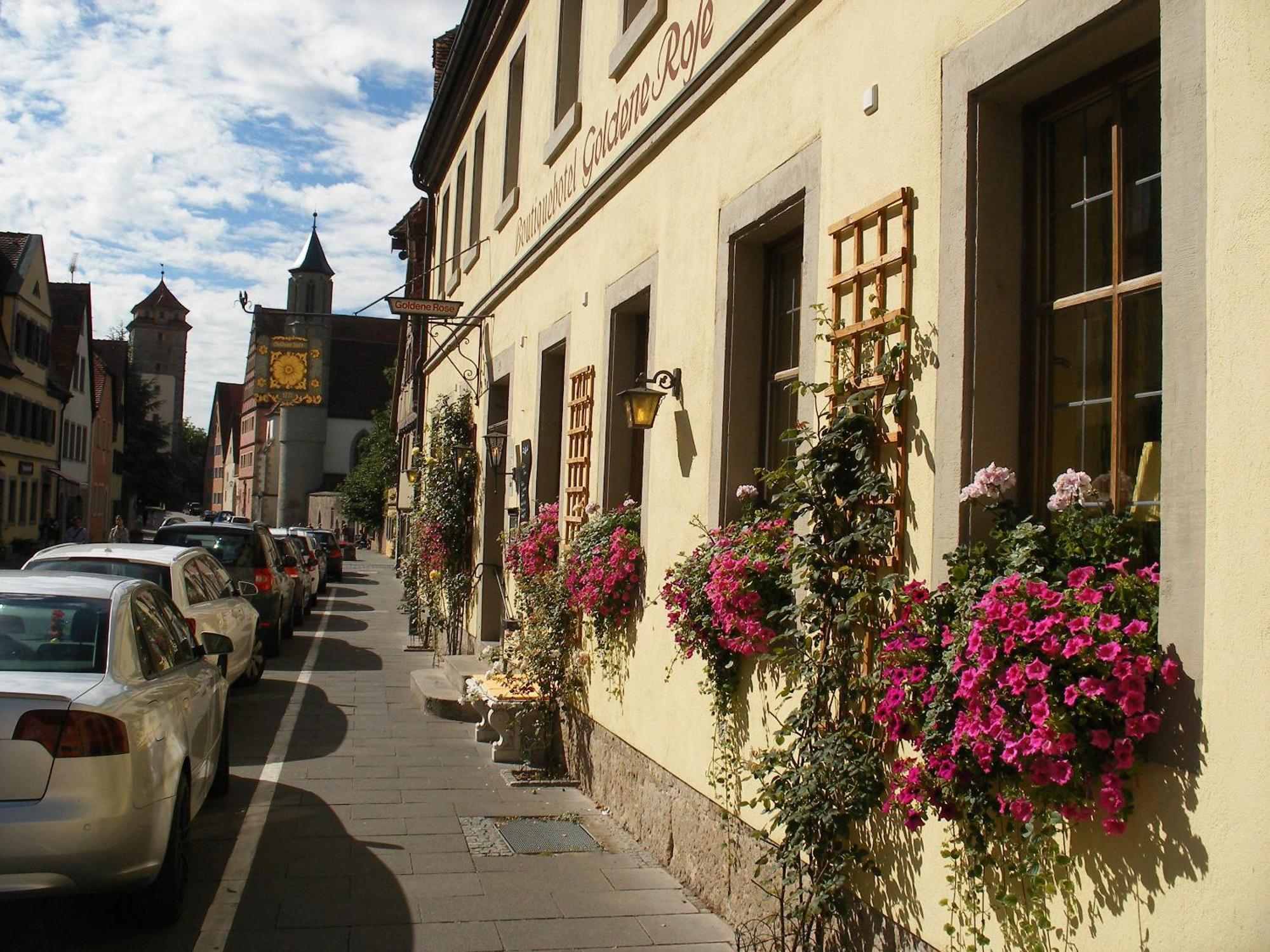 Boutiquehotel Goldene Rose - Self-Check-In Rothenburg ob der Tauber Exteriör bild