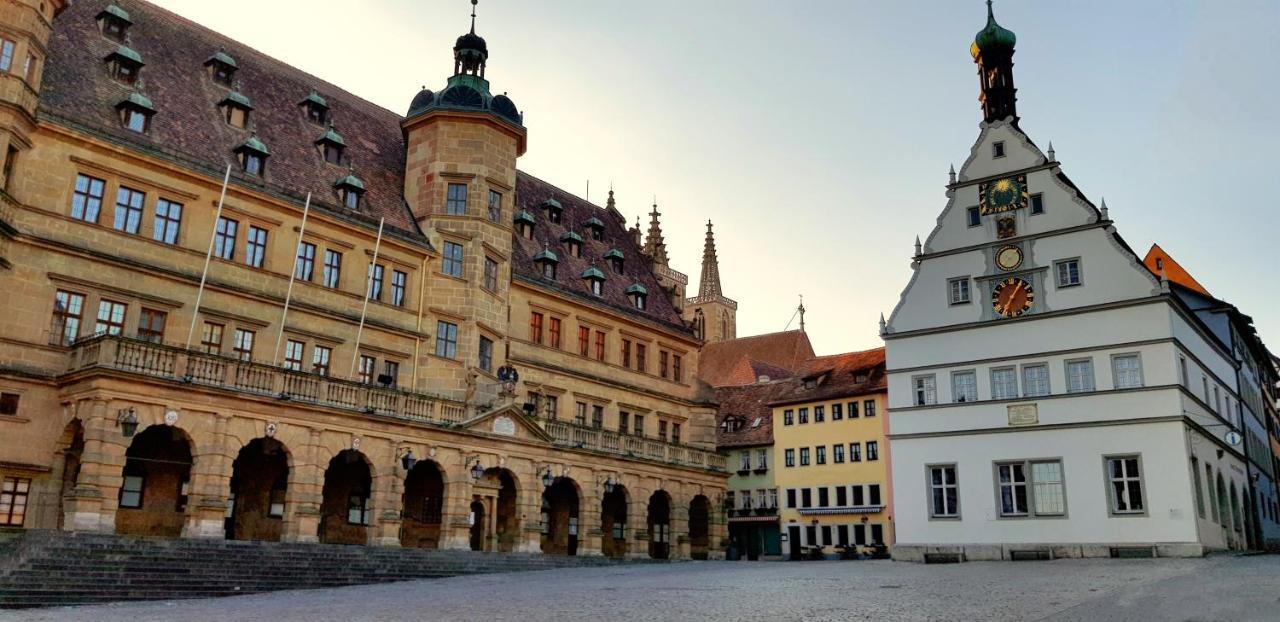 Boutiquehotel Goldene Rose - Self-Check-In Rothenburg ob der Tauber Exteriör bild