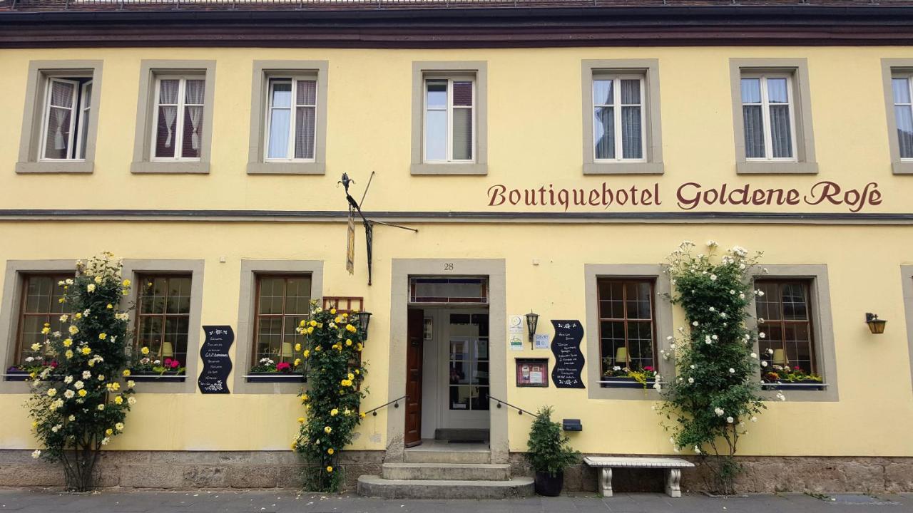 Boutiquehotel Goldene Rose - Self-Check-In Rothenburg ob der Tauber Exteriör bild