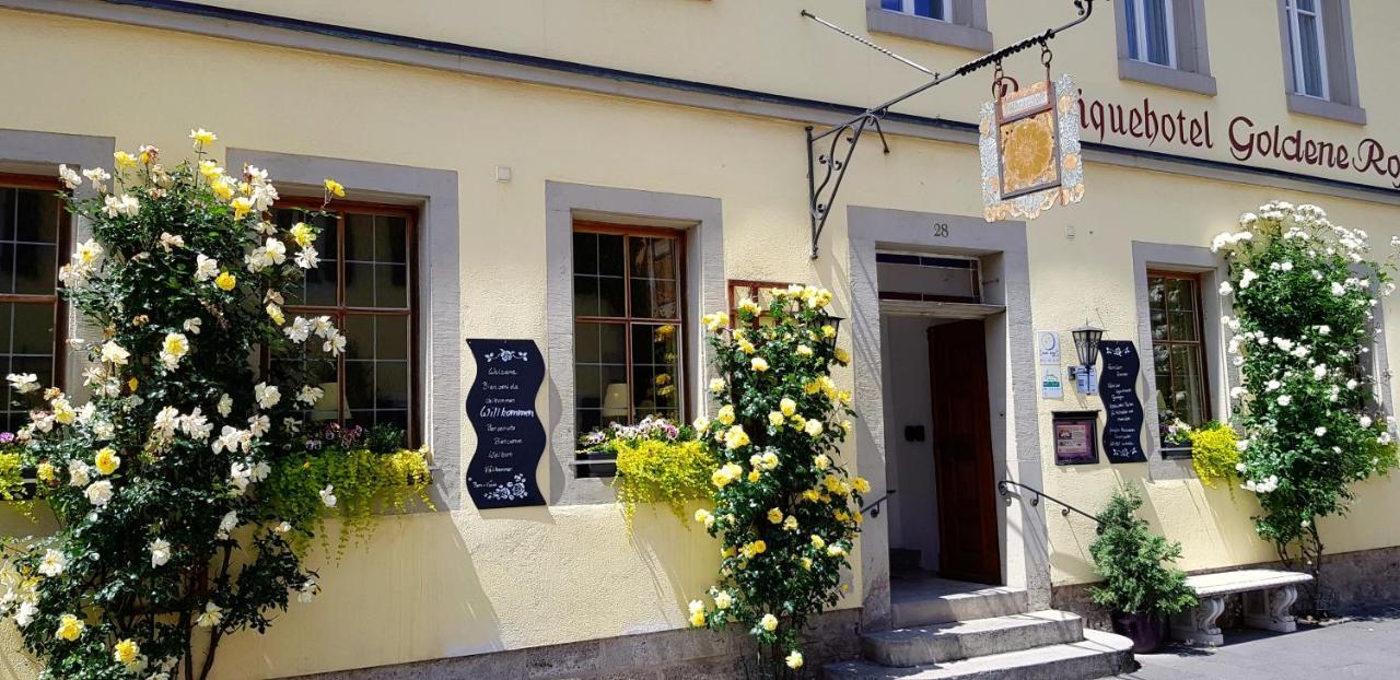 Boutiquehotel Goldene Rose - Self-Check-In Rothenburg ob der Tauber Exteriör bild