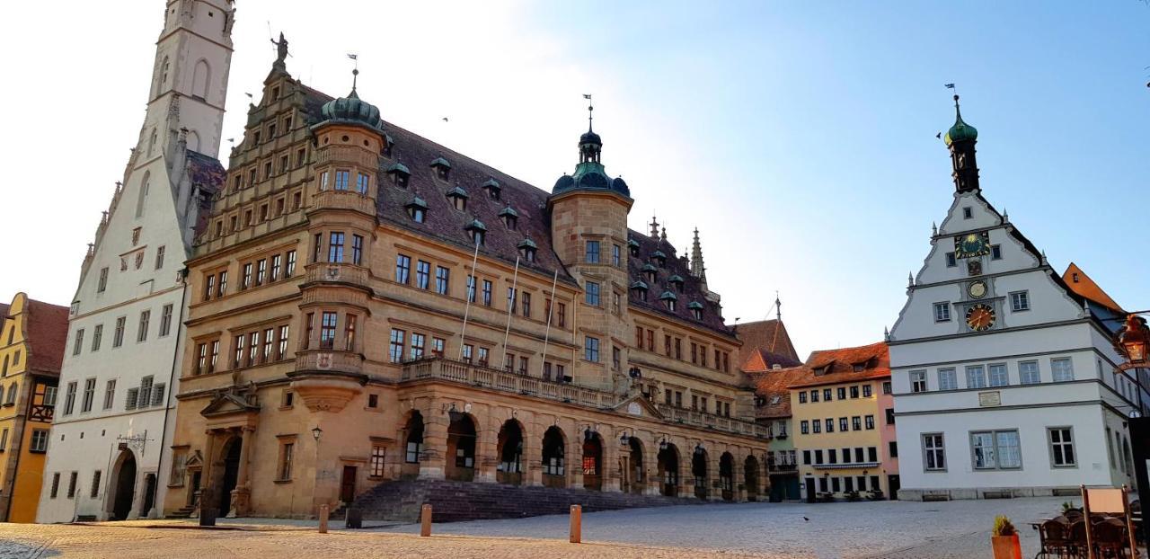 Boutiquehotel Goldene Rose - Self-Check-In Rothenburg ob der Tauber Exteriör bild